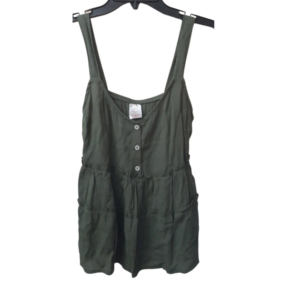 No Boundaries Olive Green Tank Cami